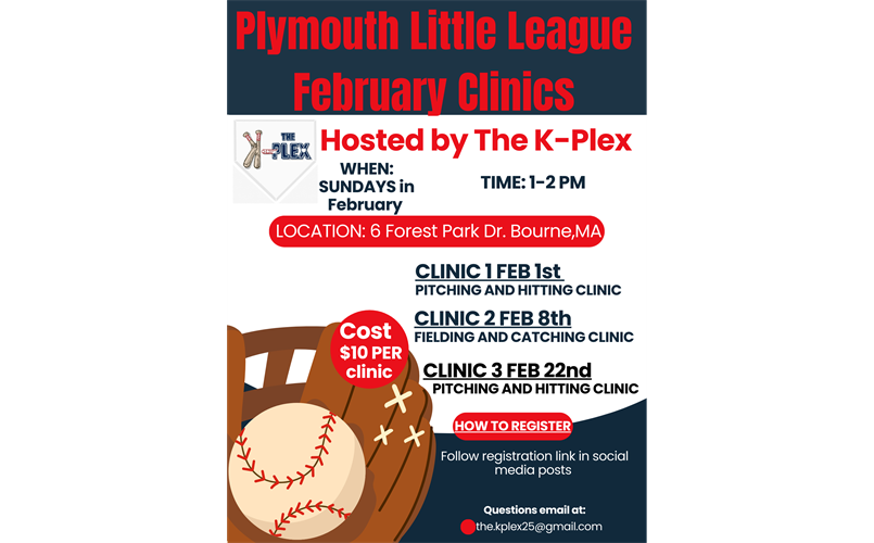 K-Plex Baseball Clinics!  Click to Register